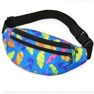 holographic waist bag sport run fanny pack